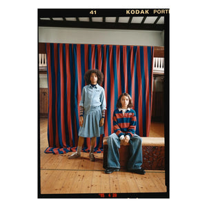 Molo - Relz Striped Organic Cotton Polo | Blue
