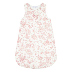 Tartine et Chocolat - Toile de Jouy Baby Sleep Suit | Peach
