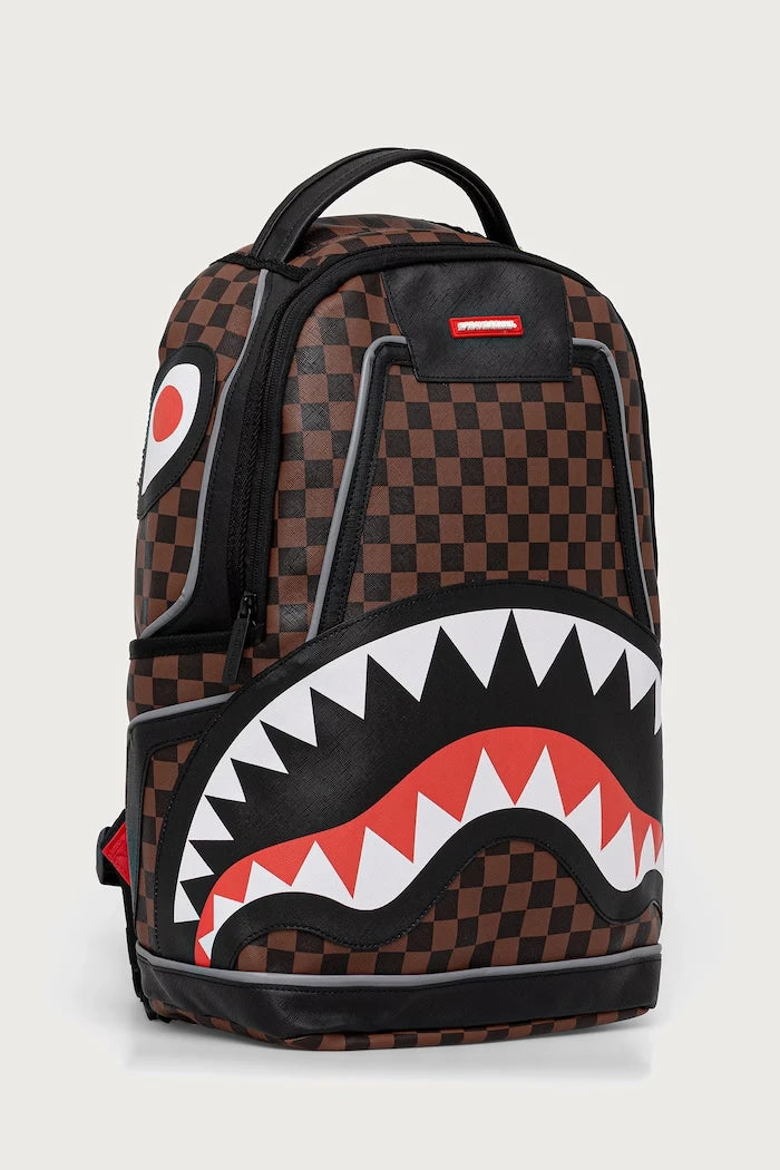 Sprayground - Mochila Marrón de Tiburones en París 910B7409NSZ