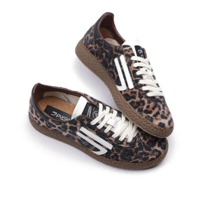PURAAI - Zapatillas deportivas Leo Leopard | Negro