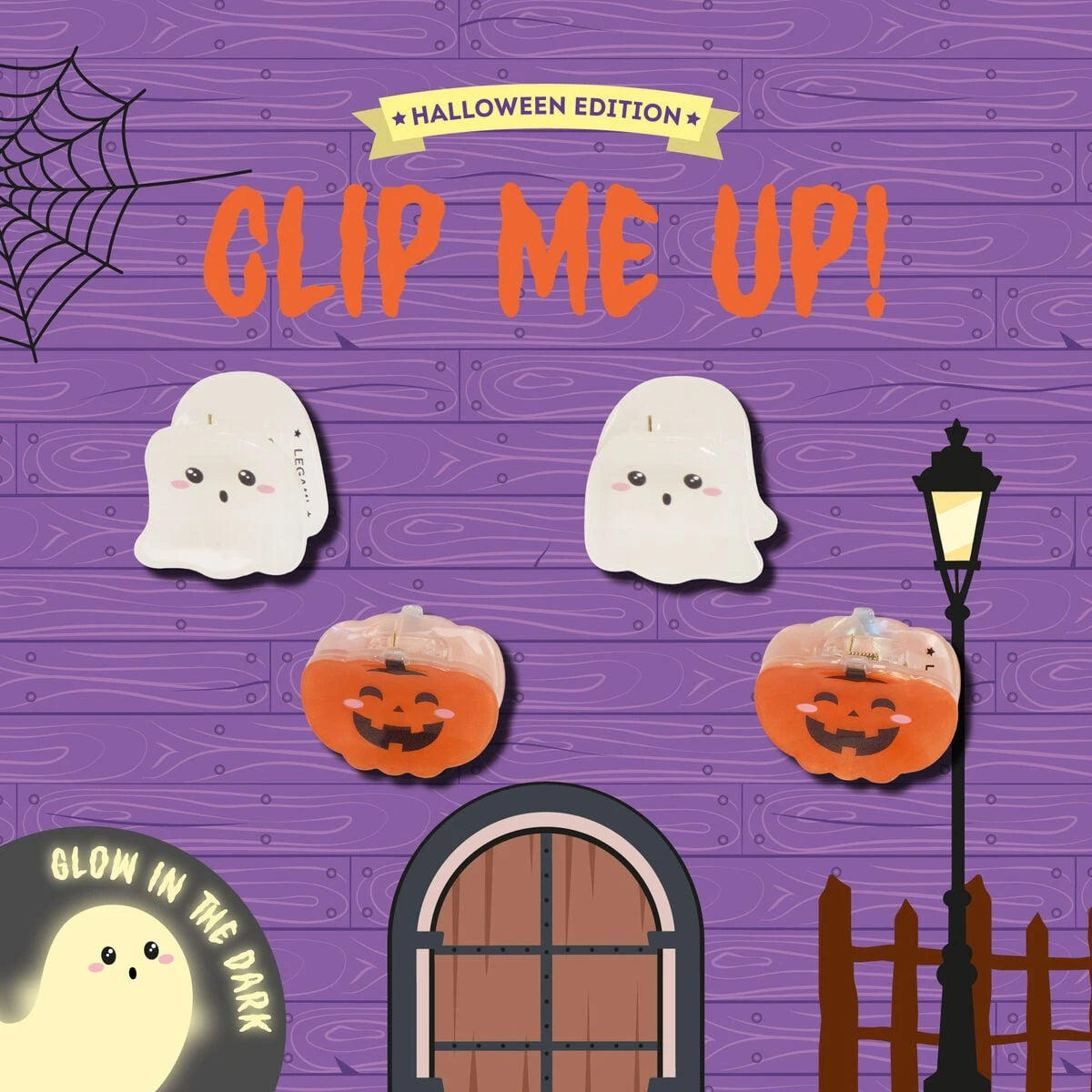 Legami - Halloween Four Mini Hair Clip Set - Clip My Hair!