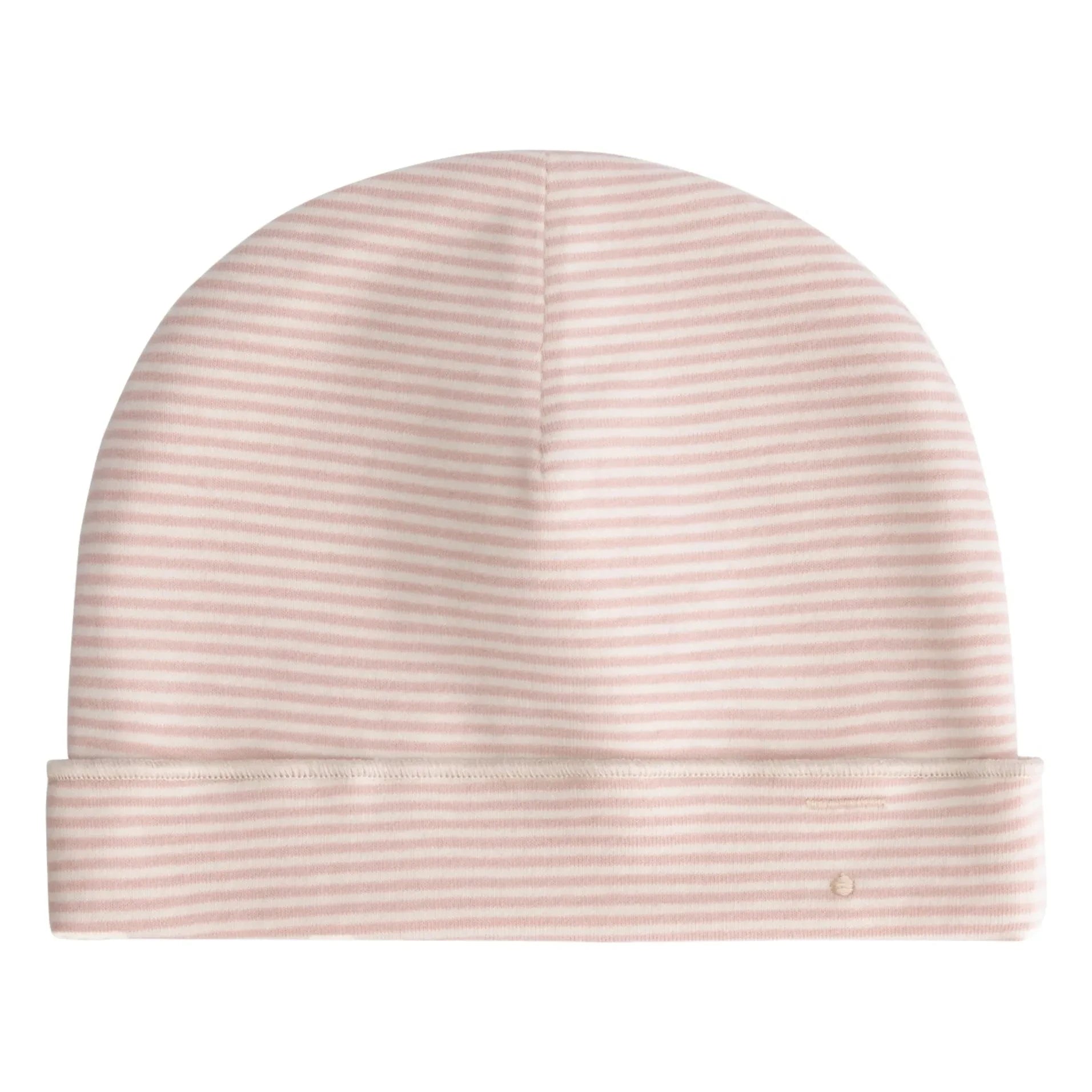 Gray Label - Organic Cotton Striped Beanie | Pink