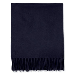Bompard - Bufanda Clásica de Cachemira EB | Azul marino