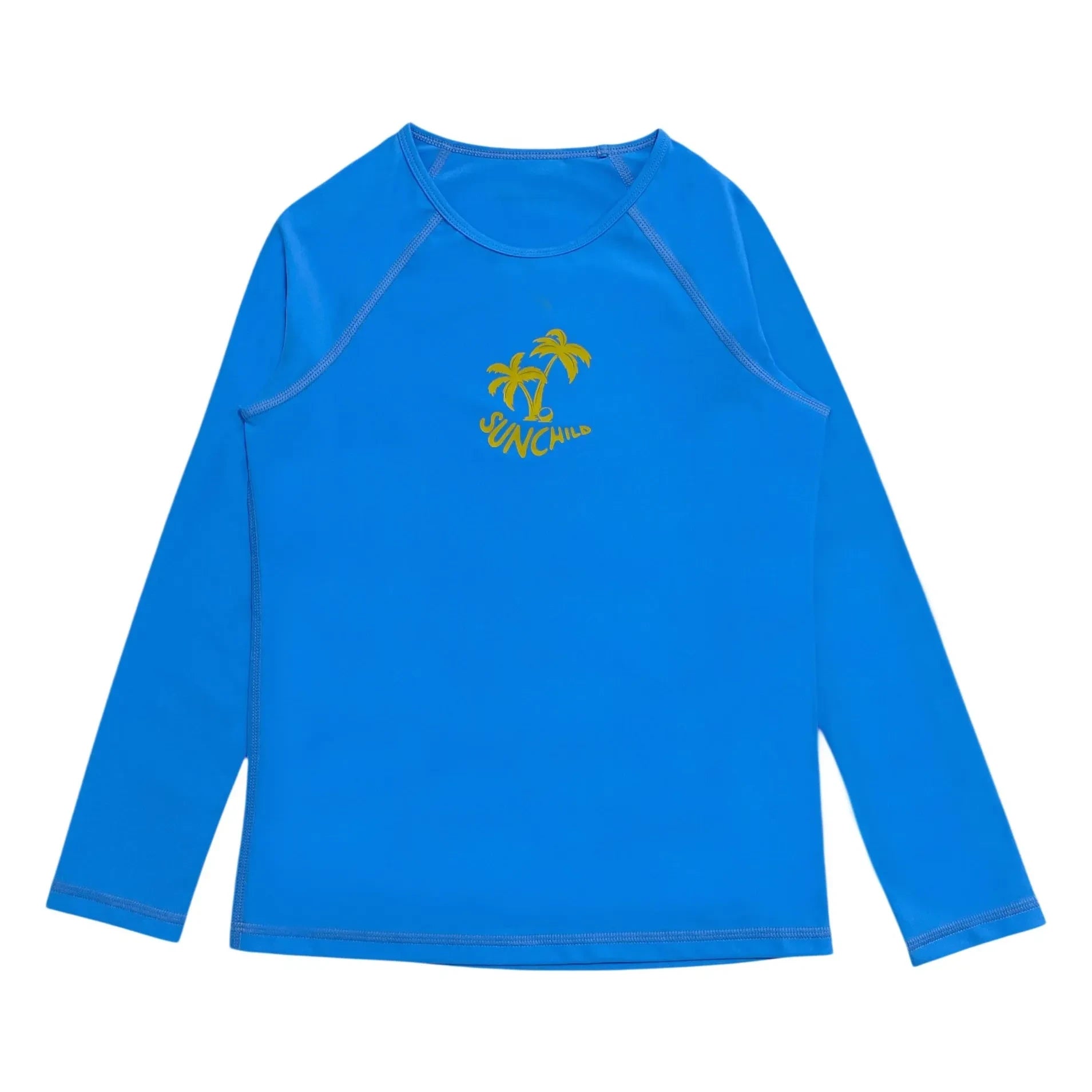 Sunchild - Saco Smallpalm UV korumalı T-shirt | Azure mavi