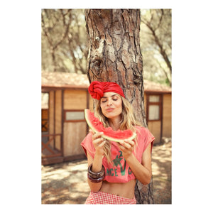 Sisters Department – Francesca Baumwoll-T-Shirt | Rosa