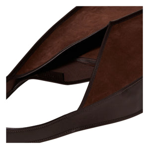 Hereu - Calella Hobo Bag Sweden | Marrón Oscuro