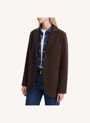 Vanessa Bruno - Marc Reversible Wool Jacket | Chocolate