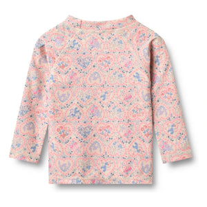 Weizen - Dilan Fleuri Recycelte Faser UV-Schutz T-Shirt | Hellrosa