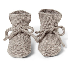 Hvid - Merino Wool Booties | Oatmeal