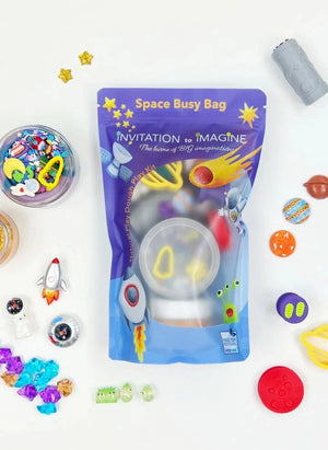Invitation to Imagine - Sürpriz Oyun Hamuru Etkinlik Seti - Uzay