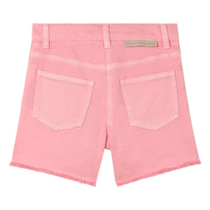 Stella McCartney Kids - Jeansshorts mit Blumenmuster | Rosa