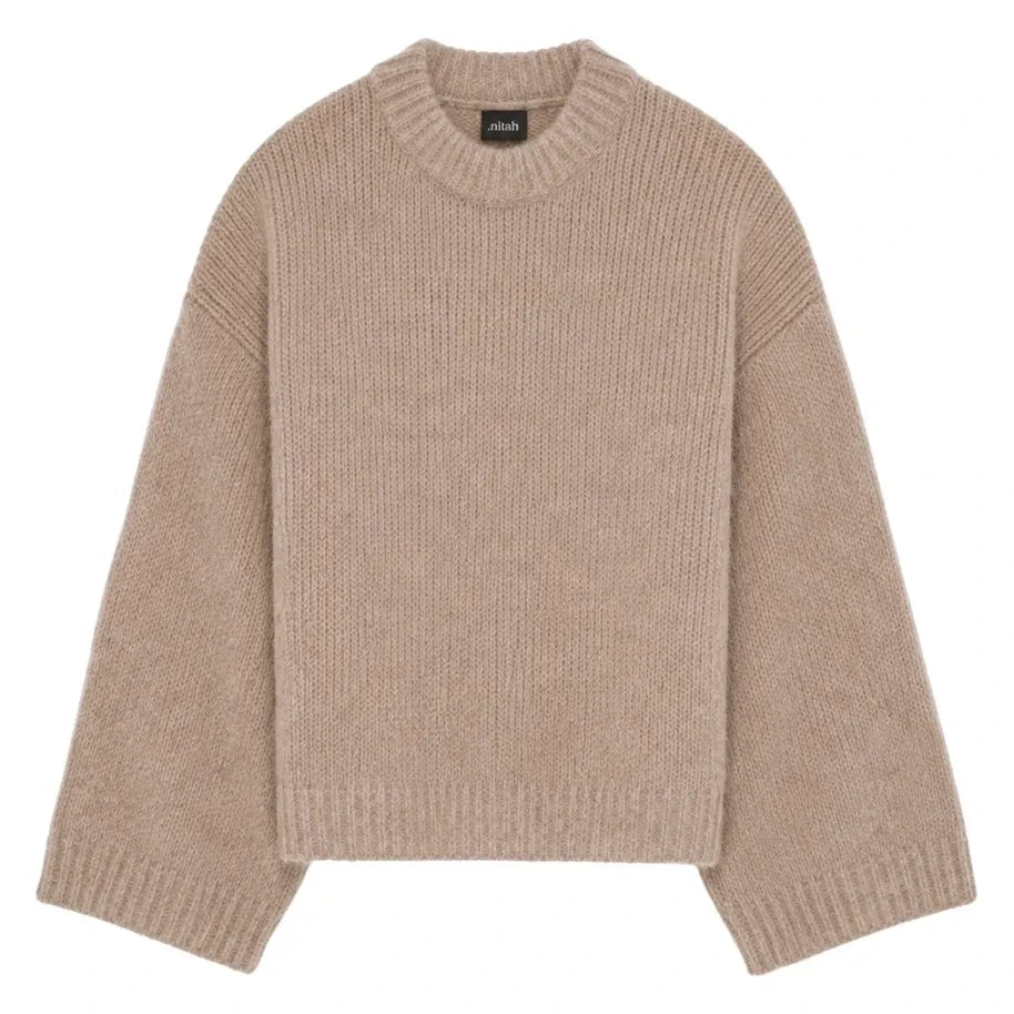 Nitah - Jersey de Alpaca Nina | Marrón