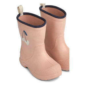 Liewood - Aston Hearts Gummistiefel | Blassrosa