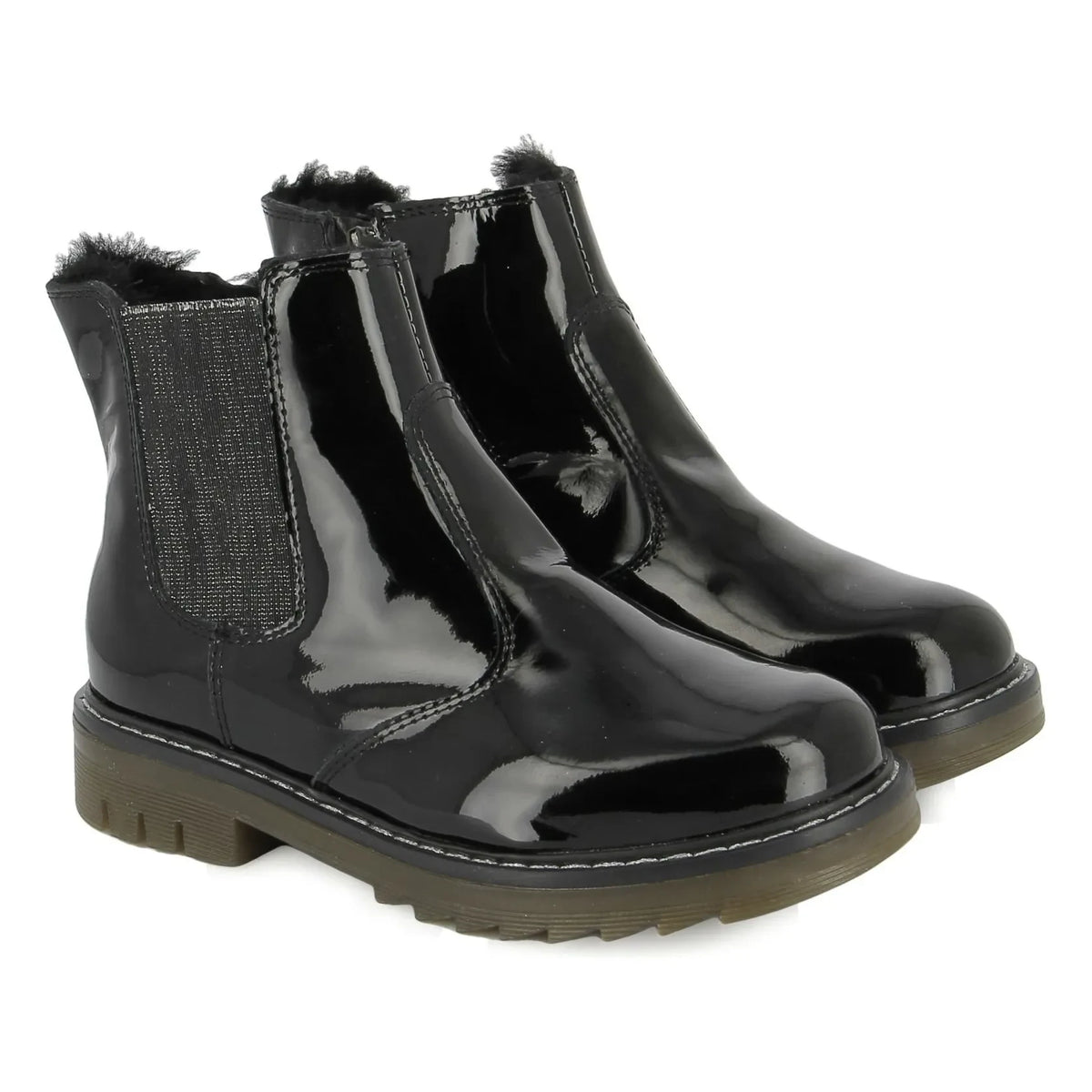 Pom d'Api - Sid Jod Zip Kür Barniz Bota | Negro