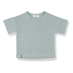 1+ in the family - Ermadas Leinen T-Shirt | Wassergrün
