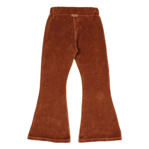 Búho - Leggings Acampanados Coeur de Algodón Orgánico Aterciopelado | Russet