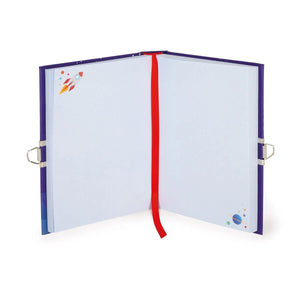 Legami - Secret Diary with Padlock and Illustrated Hard Cover - Space - My Secret Diary