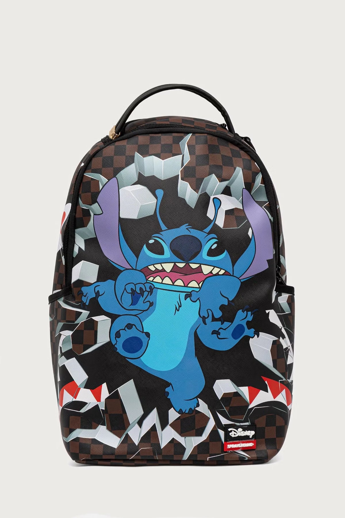 Sprayground - स्टिच ब्राउन बैकपैक 910B9174NSZ