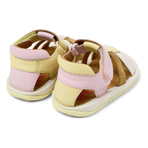 Camper - Bicho Renk Bloklu Bebek Sandaletleri | Pembe