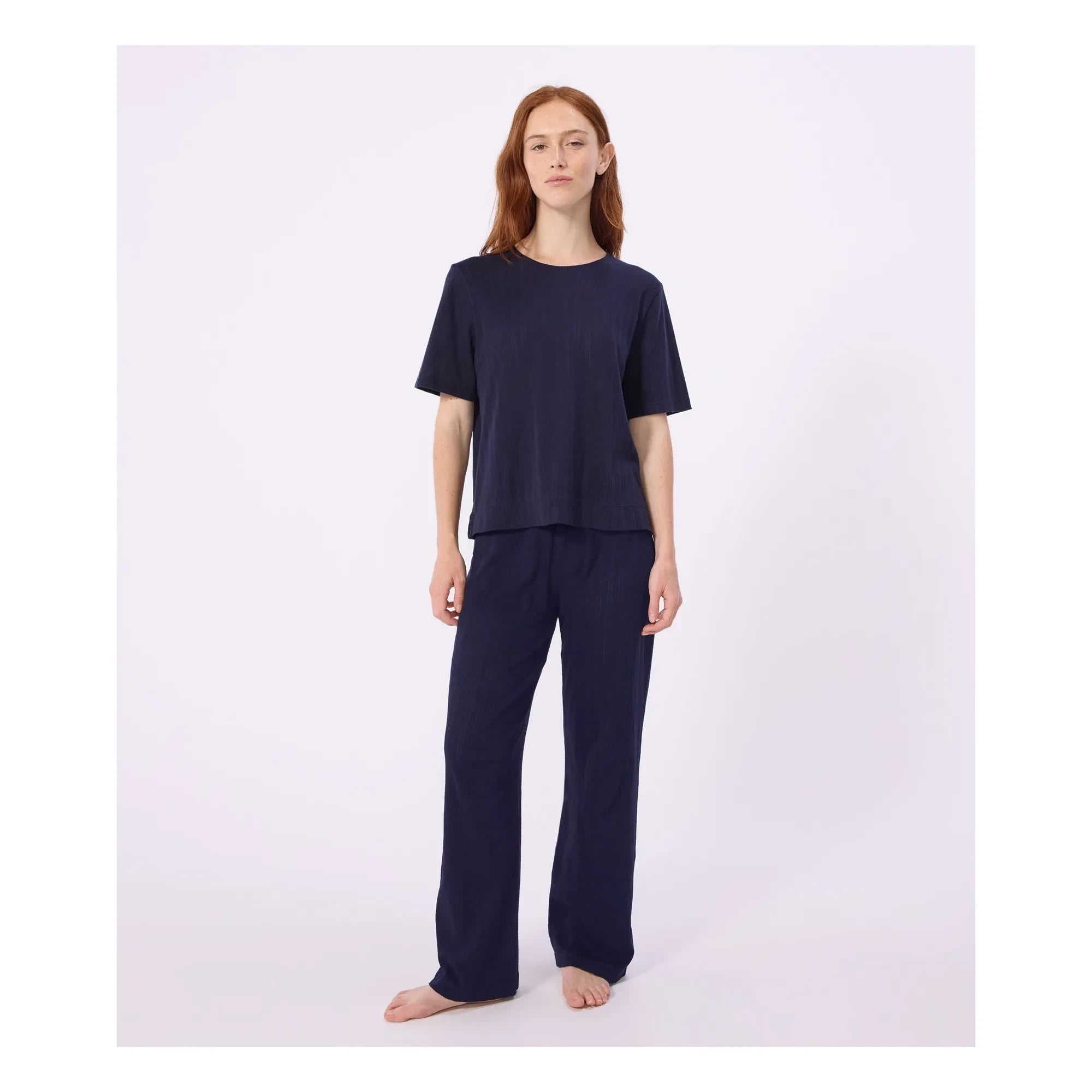 Petit Bateau - Lacivert sıvı pijama