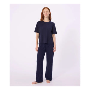 Petit Bateau - Lacivert sıvı pijama