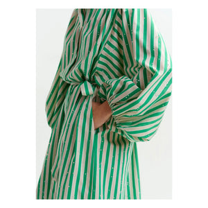 Essentiel Antwerp - Gestreiftes Jodianna-Kleid | Grün