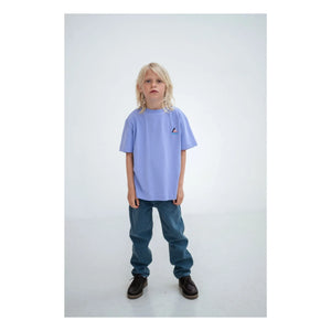 Repose AMS - Camiseta con logo de algodón orgánico | Lila