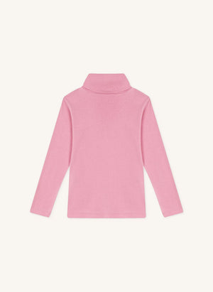 Petit Bateau - Organik pamuklu logolu balıkçı yaka | Pembe