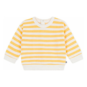 Petit Bateau - Terry Çizgili Sweatshirt | Sarı