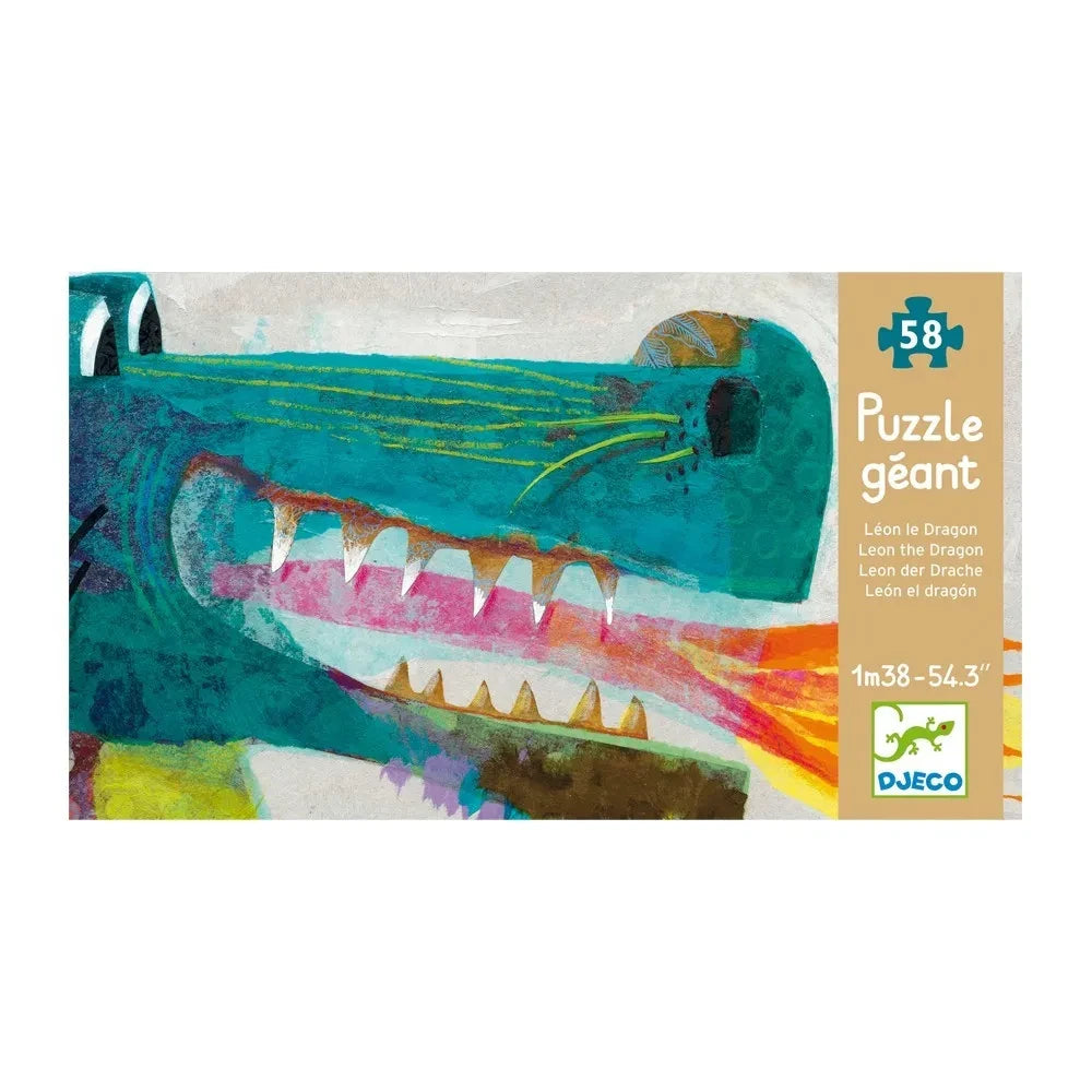 Djeco - Devasa Puzzle Leon the dragon