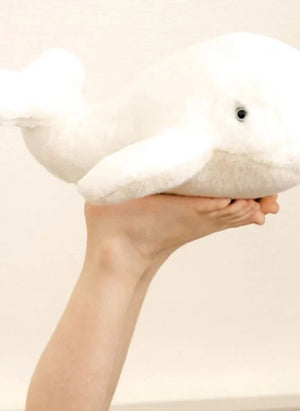 La Pelucherie - Romy Balina Peluş Oyuncak, 35 cm | Beyaz