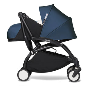 Babyzen - YOYO² 0+ Stroller, Black Frame | Air France Blue