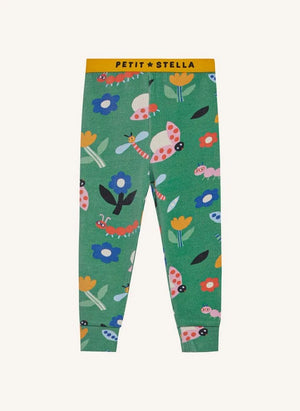 Petit Stella - Libellules Pijama Pamuk Pima ve Modal | Yeşil