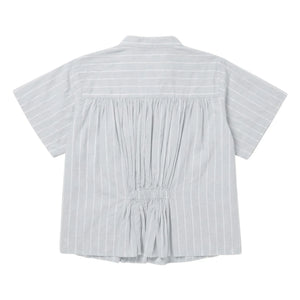 BELLEPIECE - Çizgili bluz Patrizia Cotton | Açık mavi