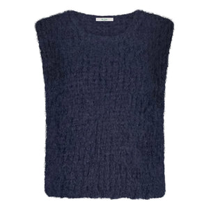 By Bar - James Spencer Jersey de mohair sin mangas | Azul noche