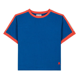 We Are Kids - Taylor Kontrast Bio-Baumwolle T-Shirt | Blau
