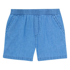 Bonton - Kısa Lyon Chambray | Kot mavisi
