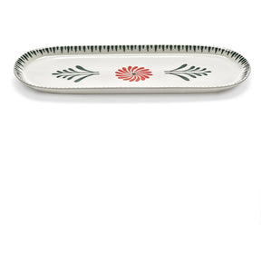 Serax - Baazar ovale Servierplatte, Waww La Table - 2er Set | Grün