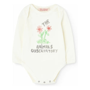 The Animals Observatory - Rock Blume Stiel Bio-Baumwolle | Weiß