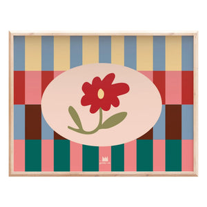 Ma petite vie - Grafik-Blumenposter