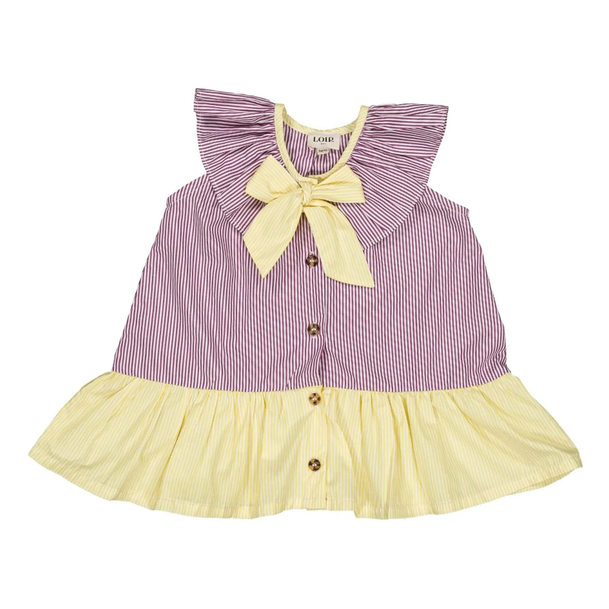 Loir - Hortense Striped Blouse | Purple