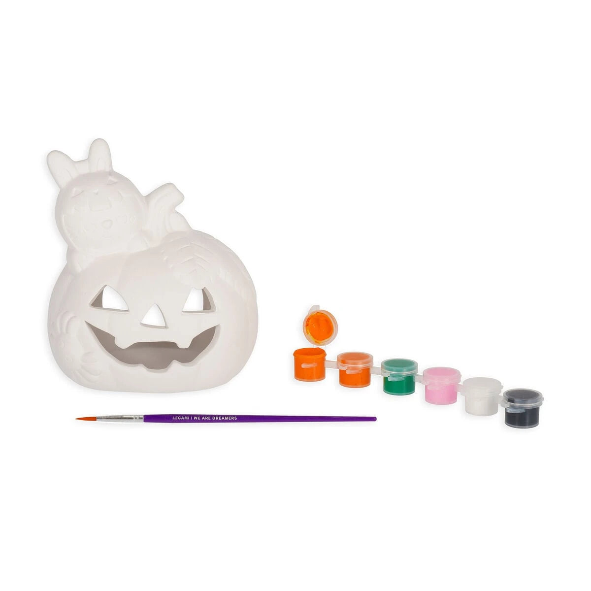 Legami - Halloween Candle Holder Decorating Set - Paint Your Halloween