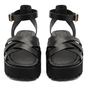 Rivecour - Sandale n°214 Leder | Schwarz