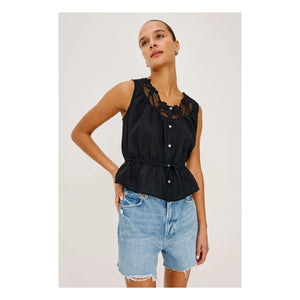 Rails - Leilani Bestickte Bluse | Schwarz