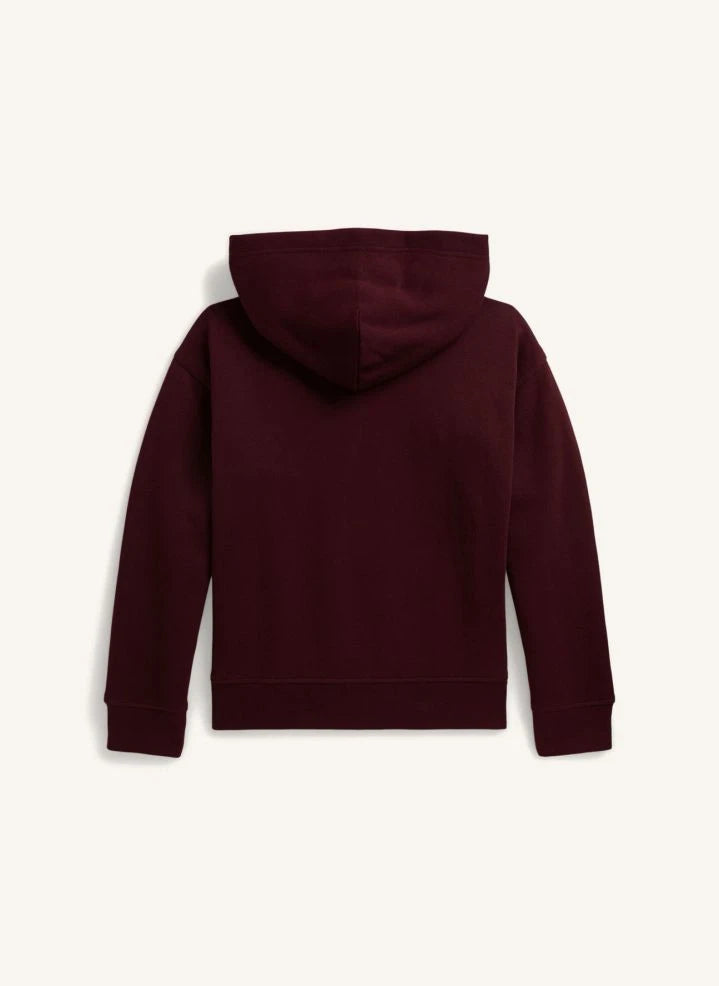 Ralph Lauren - Polo RL هودي بغطاء | عنابي
