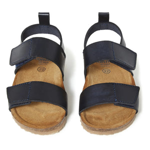 Pèpè - Two Con Me - Double Velcro Sandals | Navy Blue