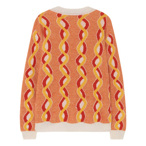 The Animals Observatory - Racoon Woll- und Kaschmir-Strickcardigan | Orange