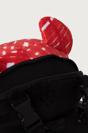 Sprayground - حقيبة ظهر ديابلو موني بير (Diablo Moneybear) باللون الأحمر 910B8696NSZ