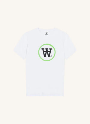 Wood Wood - Ace Organische Baumwolle Logo T-Shirt - Erwachsenen Kollektion | Grün