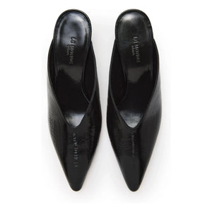Le Monde Beryl - Victoria Deri Mules | Siyah